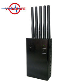 Handheld Portable Signal Jammer Europe Style 5 Band Signal Blocker