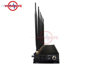 Aluminum Housing Cell Phone Reception Blocker , Mobile Phone Jamming Device 24H / 7D Working