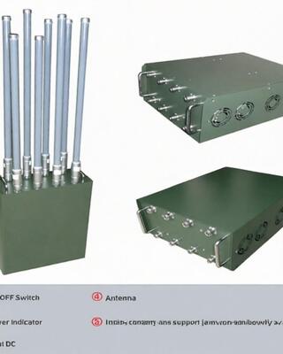 kupować High Power Backpack Jammer Signer 380 * 283 * 150mm Rozmiar do ochrony żołnierzy online manufacture