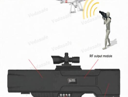 kupować 1500m Large Coverage Drone RF Jammer, Drontal Dammer Jammer Waterproof online manufacture