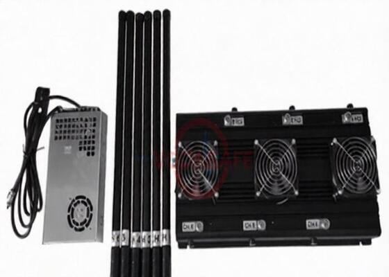 kupować 90W Fixed Six Way Drone Signal Jammer High Output Power dla kościołów / muzeów online manufacture