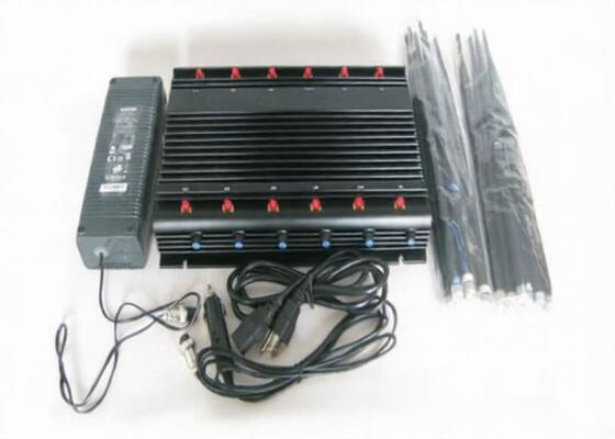 kupować Pełnozakresowy bloker sygnału telefonii komórkowej, telefon komórkowy Jammer z ładowarką samochodową 12V online manufacture