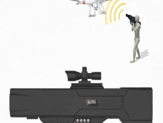 kupować 4 Segmenty częstotliwości Drone Signal Jammer Zasięg transmisji na duże odległości online manufacture