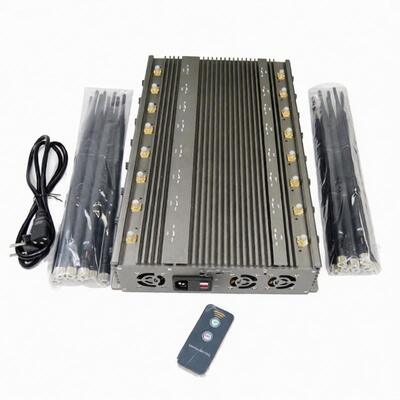 kupować 5-8W Każdy zespół Mobile Phone Jammer Wifi 2.4G Bluetooth Walkie - Talkie Lojack GPSL1-L5 online manufacture