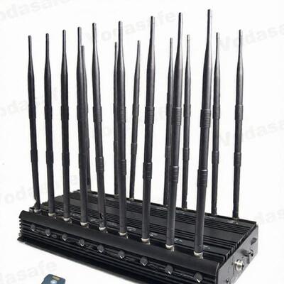kupować 18 Antena 47W Lojack High Power Signal Jammer 4G WiMAX AC Adapter online manufacture