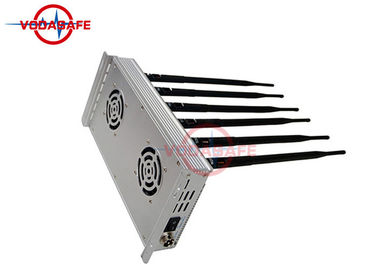 Wifi / Bluetooth 2.4G Network Signal Jammer External Omni Directional Antennas 50m Coverage Range