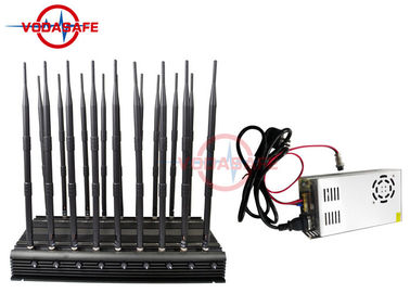 Non Stop Working 4G Cell Phone Signal Jammer , Mobile Signal Blocker Excellent Cooling System
