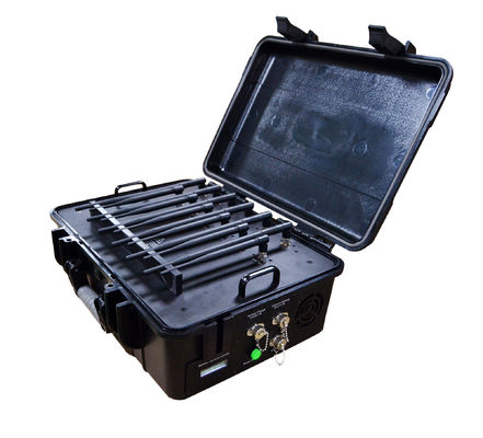 12 Antennas 10-80m Portable Signal Jammer 2/3/4G 86W GPS Signal Jammers